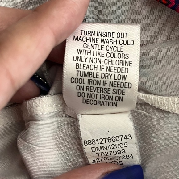 Apt. 9 Pink Purple Y2K Vibrant Paisley Blouse 1X - Picture 7 of 7